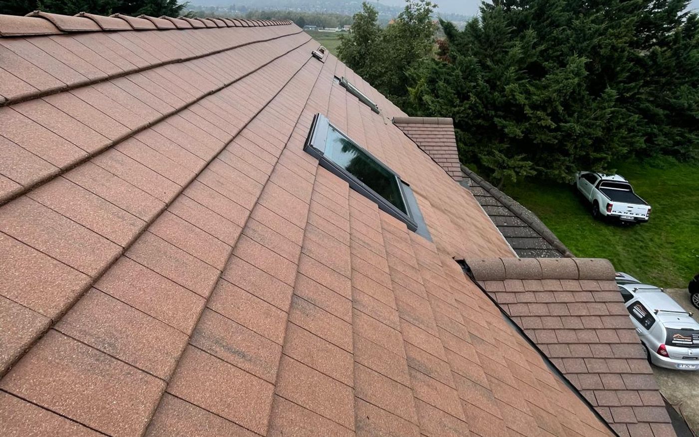 Nettoyage toiture acheres 78260 après