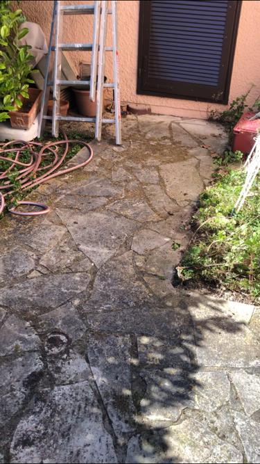 Nettoyage allee acheres 78260 avant