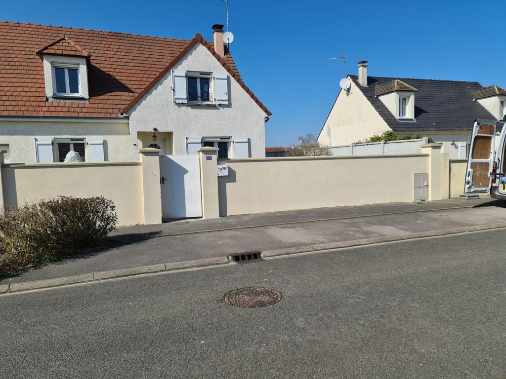 Nettoyage mur cloture saint germain en laye 78100 avant