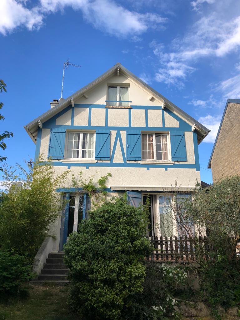 Peinture boiseries facade franconville 95130 après