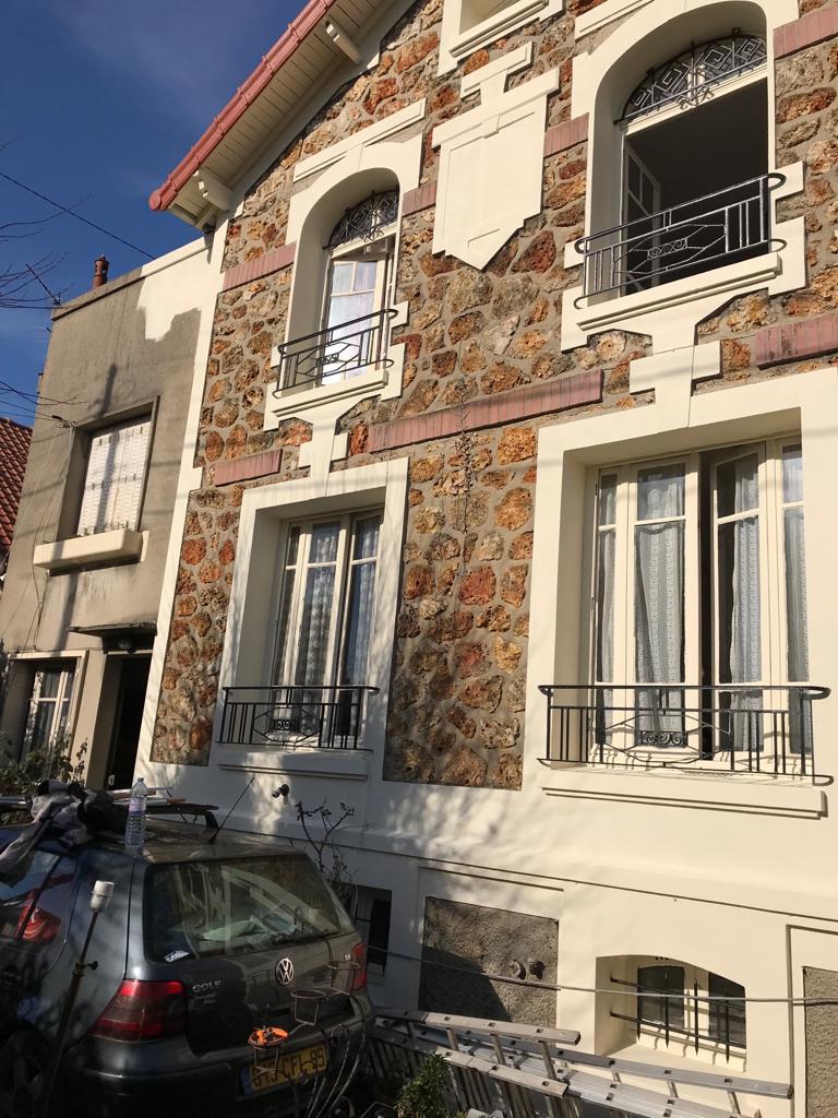 Peinture facade acheres 78260 après