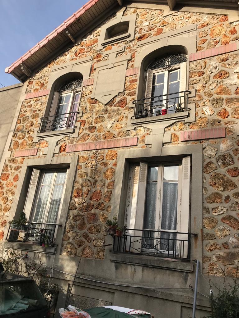 Peinture facade acheres 78260 avant