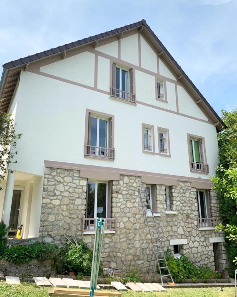 Ravalement facade carrieres sous poissy 78955 après