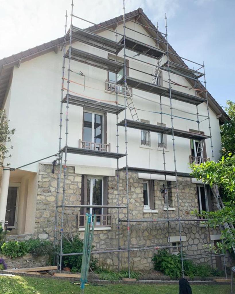 Ravalement facade carrieres sous poissy 78955 avant