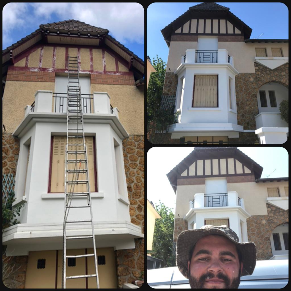 Ravalement facade maison meuliere acheres 78260